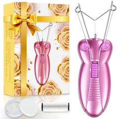 EC VISION electric women facial hair remover pink close up for smooth skin.