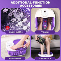 ECARBME foot spa massager vibration helps ease tension in feet.