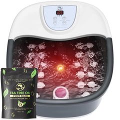 ECARBME foot spa massager with 22 rollers for targeted relief