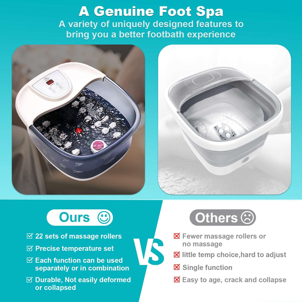 ECARBME foot spa pumice stone attachment for smoothing skin