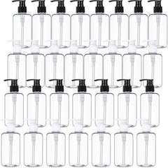 Eccliy clear 8 oz pump bottle for easy, mess-free dispensing.