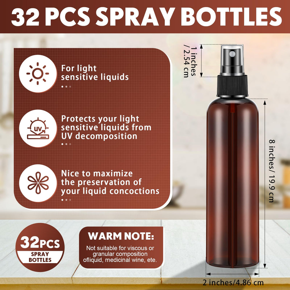 Eccliy fine mist spray cap closure prevents leaks during transit.