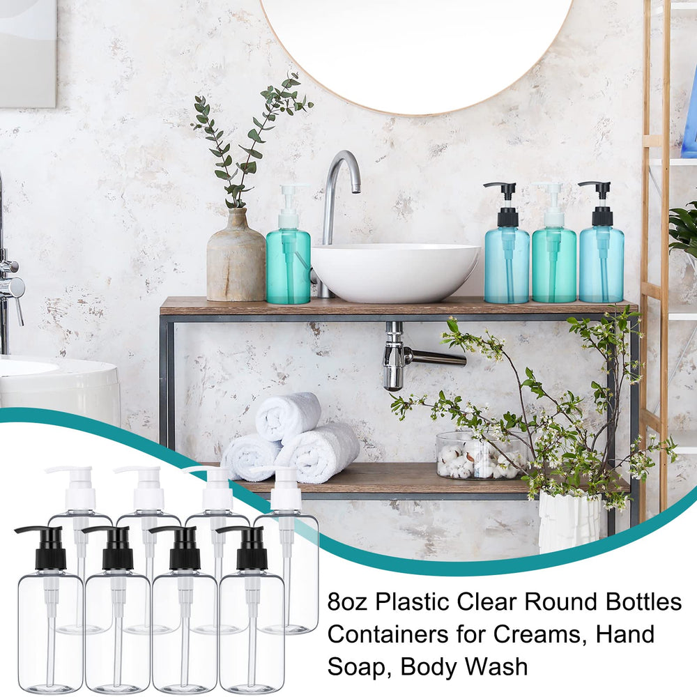 Eccliy leak-proof pump bottle design prevents spills.