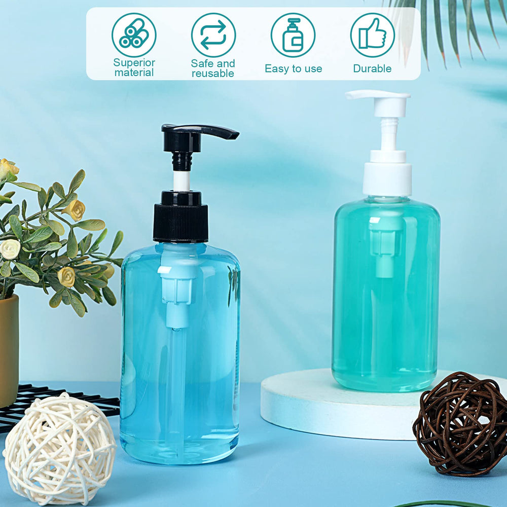 Eccliy transparent bottle shows remaining product clearly for quick refills.