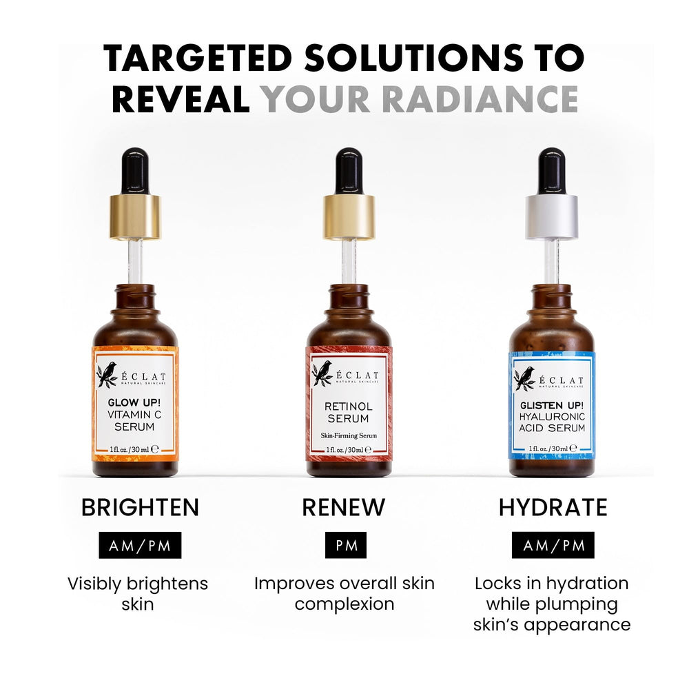 Eclat Skincare vegan and cruelty-free label suitable for all skin types