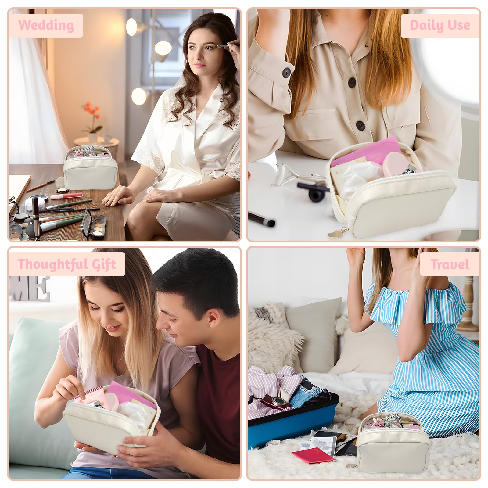 Eclatbox wedding emergency kit scented wipes: refreshing cleanse between photos and ceremonies.
