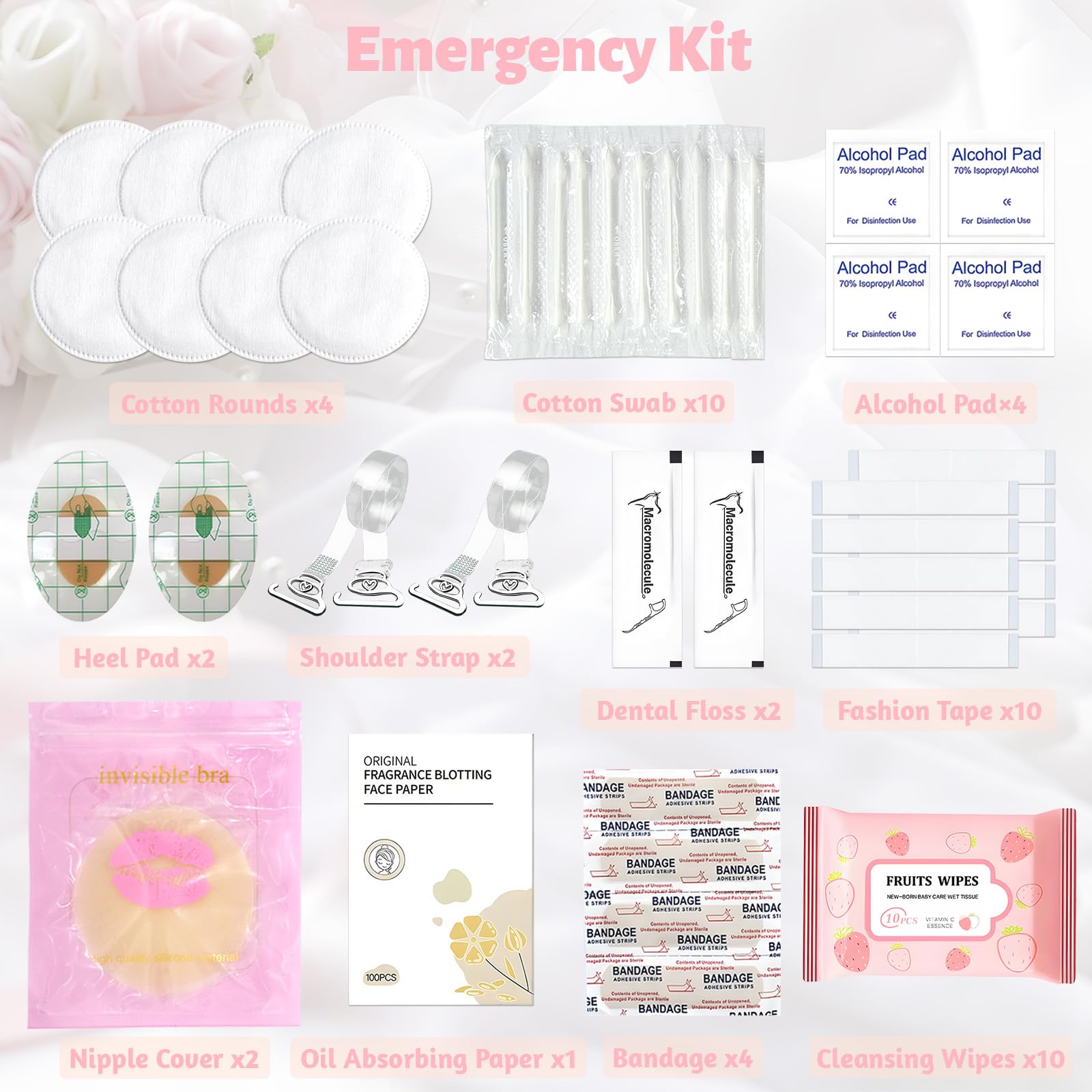 Eclatbox wedding emergency kit sewing kit: quick repairs to hems or seams.