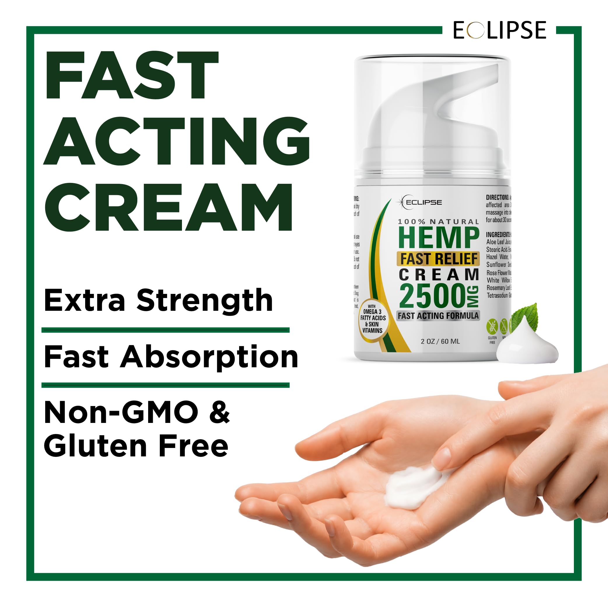 Eclipse Hemp Cream lab/manufacturing image illustrates certified production process
