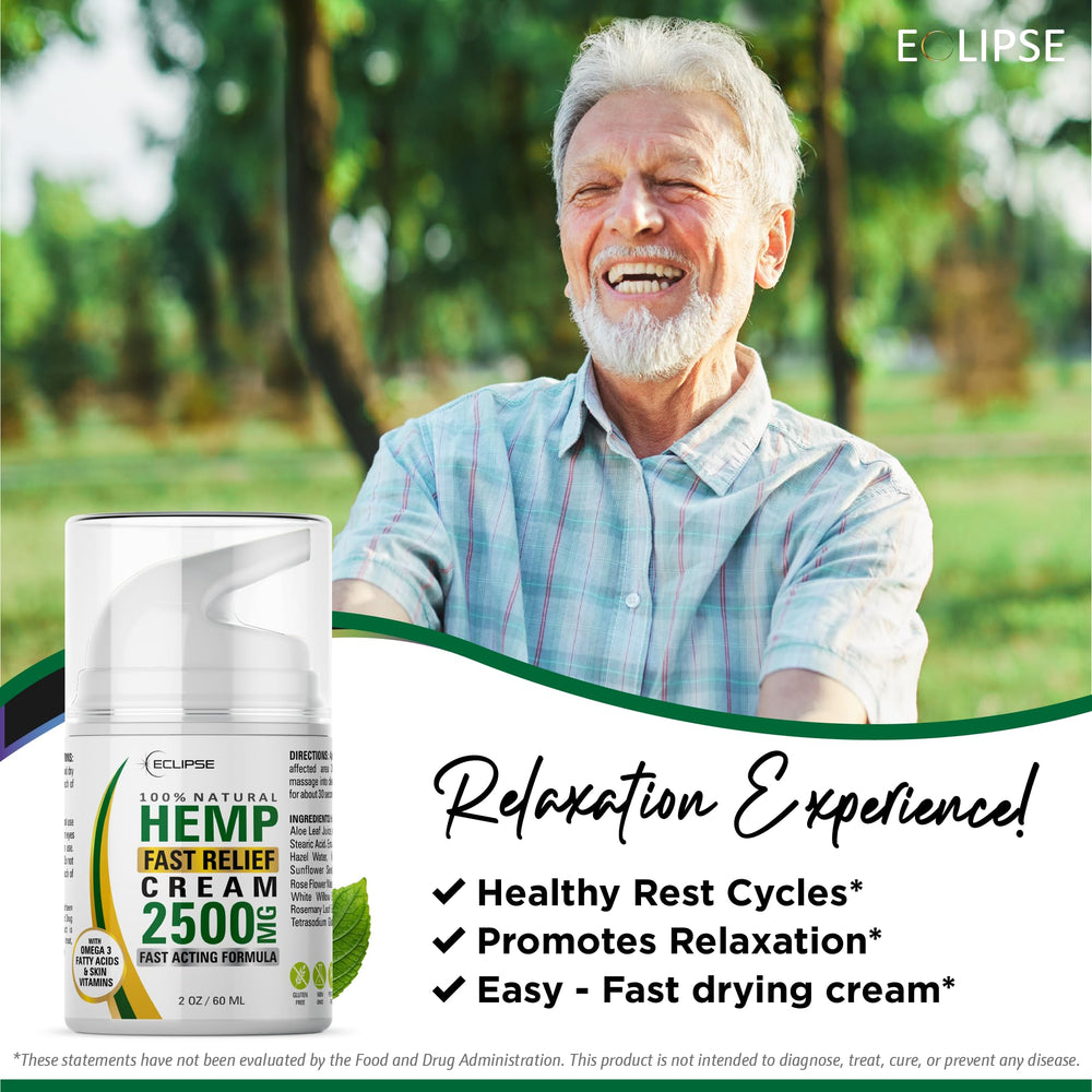 Eclipse Hemp Cream US-made label signals domestically sourced ingredients