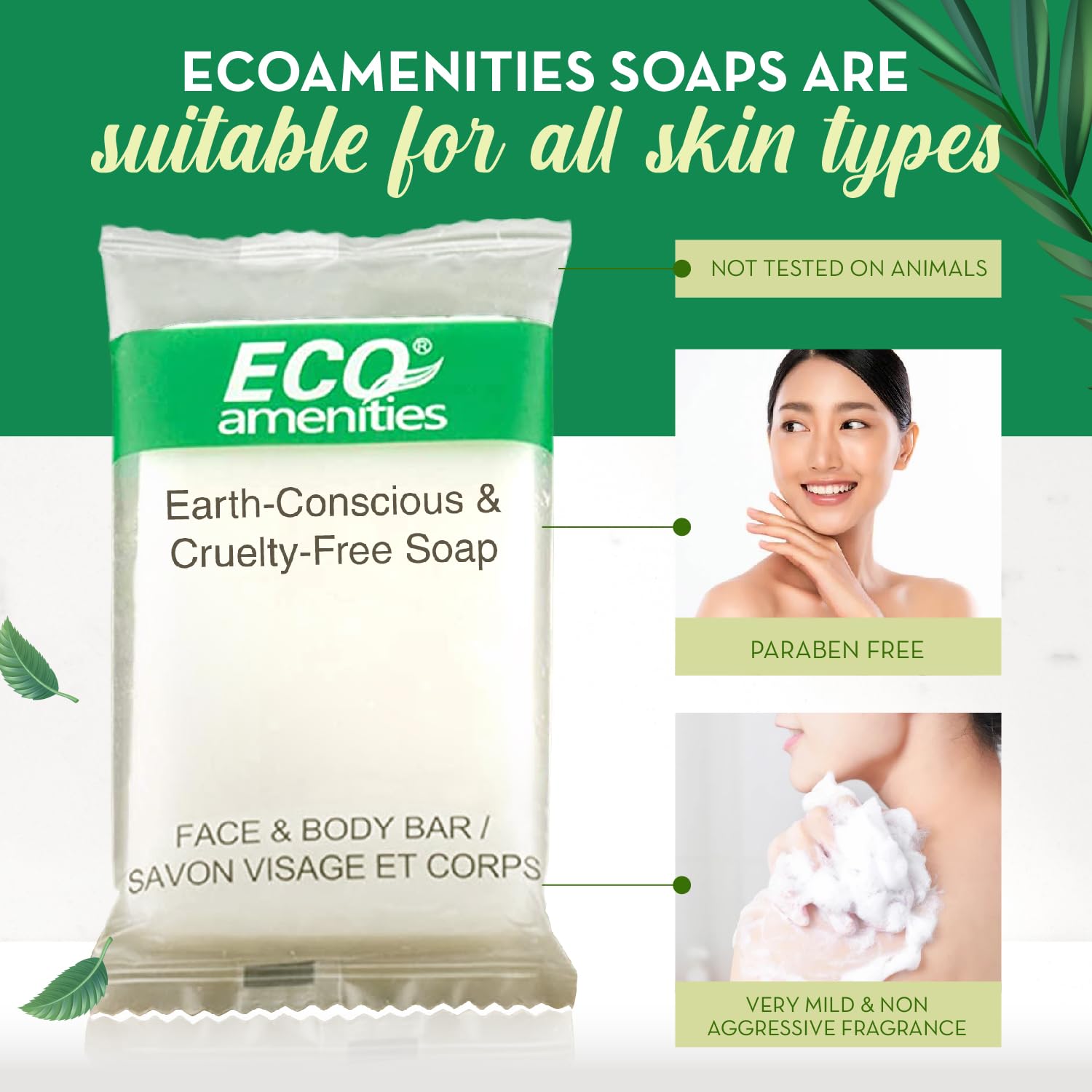Biodegradable wrappers highlight eco-friendly packaging for hotels and inns