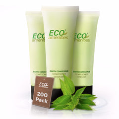ECO Amenities travel-size conditioner 200-pack tubes for bulk hotel supplies and guest rooms