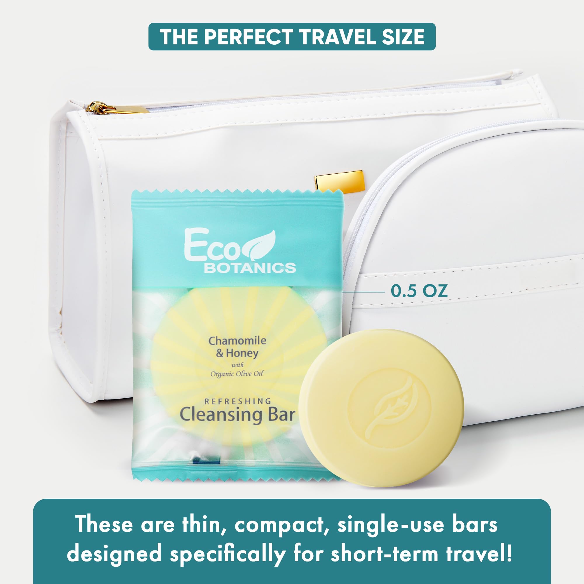 Eco Botanics Airbnb guest soap, compact and easy to store for stay experiences.