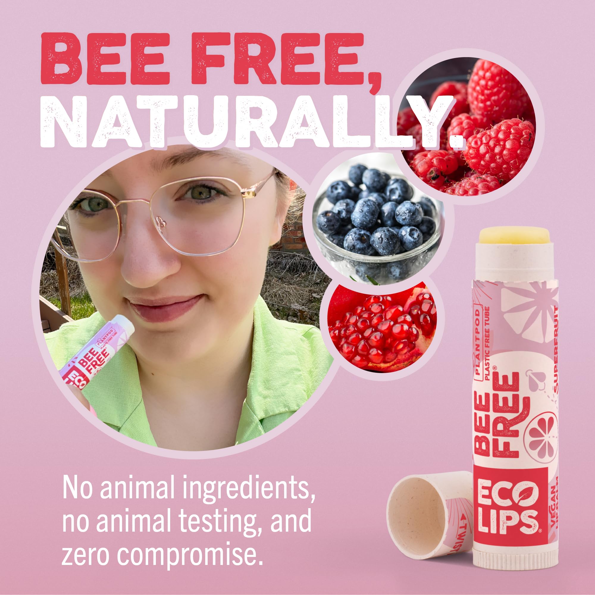 Eco Lips Bee Free no flavor balm suits a minimalist lip care routine