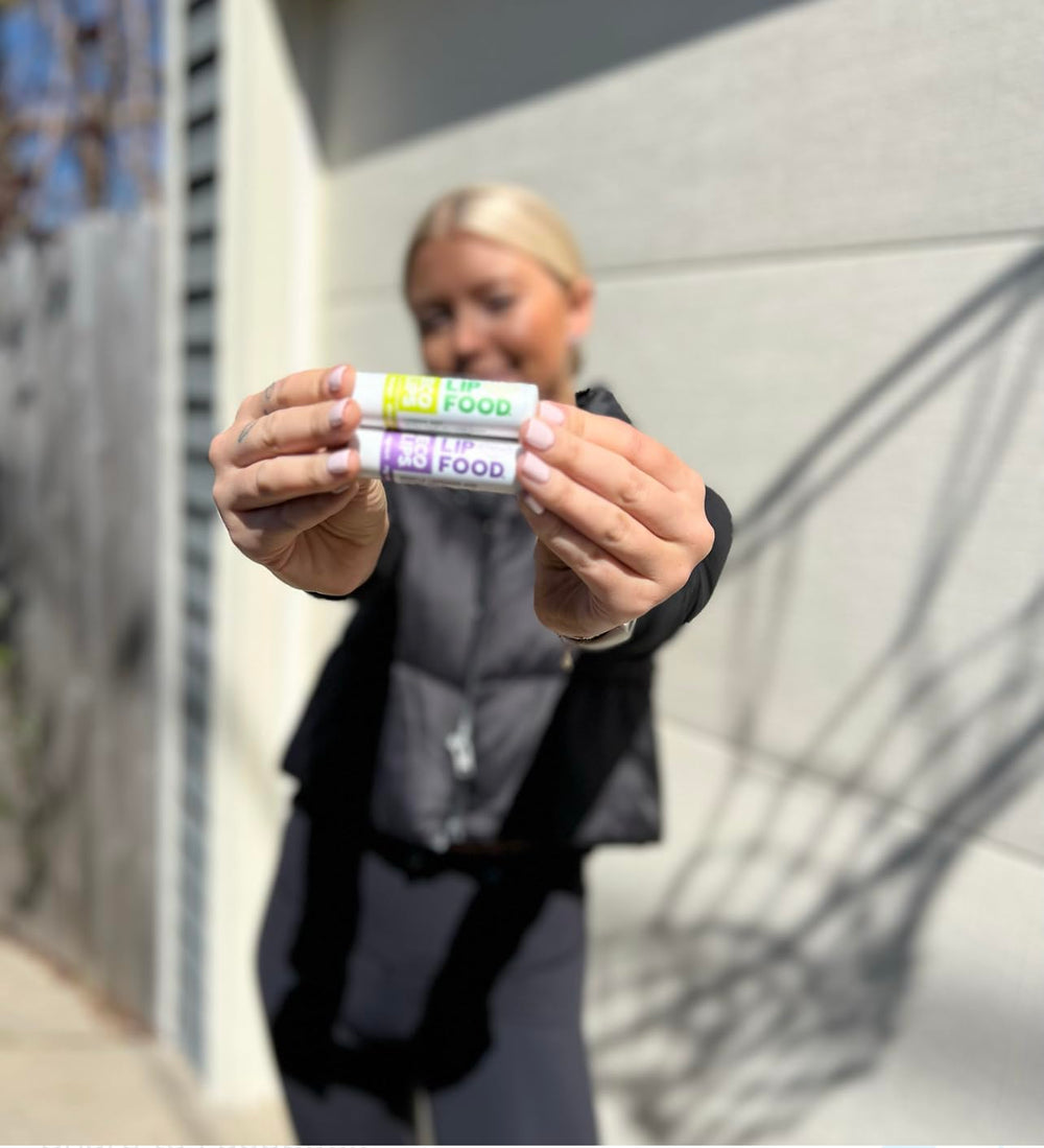 Eco Lips Lip Food made in USA badge on packaging for trustworthy local craftsmanship