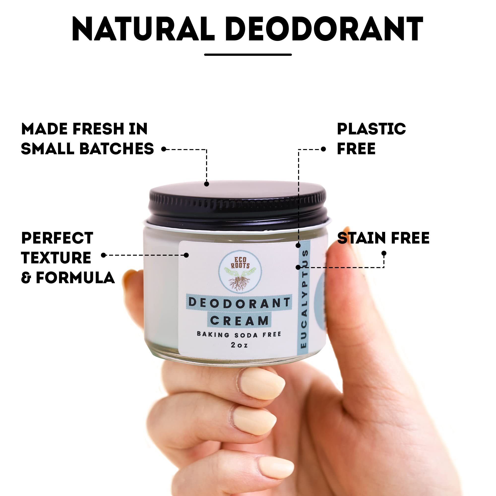 ECO ROOTS eucalyptus-scent tube prompts refreshing, zero-sweat confidence.