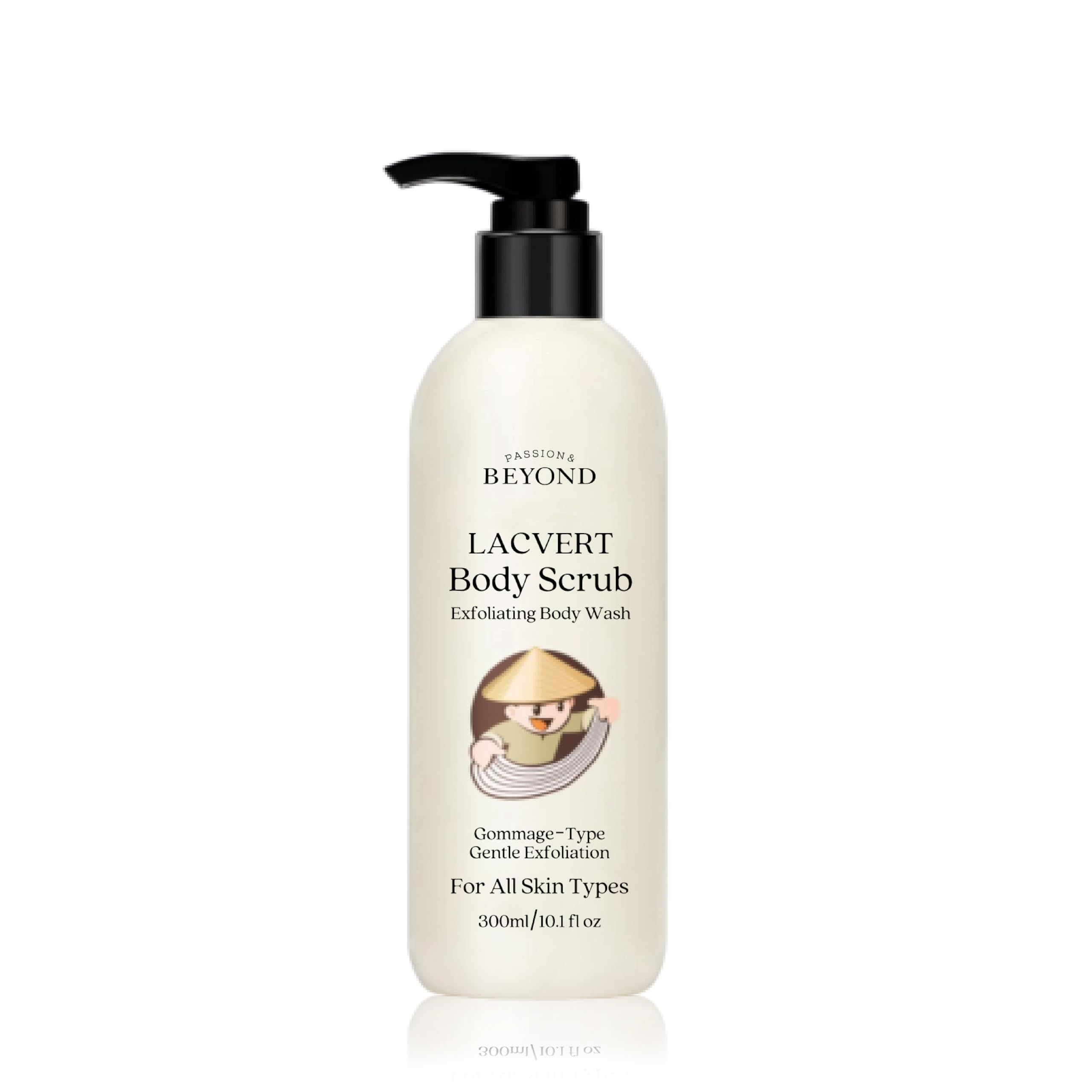 BEYOND Lacvert Body Scrub Original front label highlights gentle exfoliation