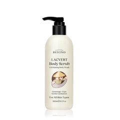 BEYOND Lacvert Body Scrub Original front label highlights gentle exfoliation