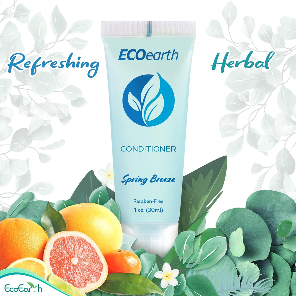 EcoEarth leak-proof travel packaging — spill-free hotel toiletries.