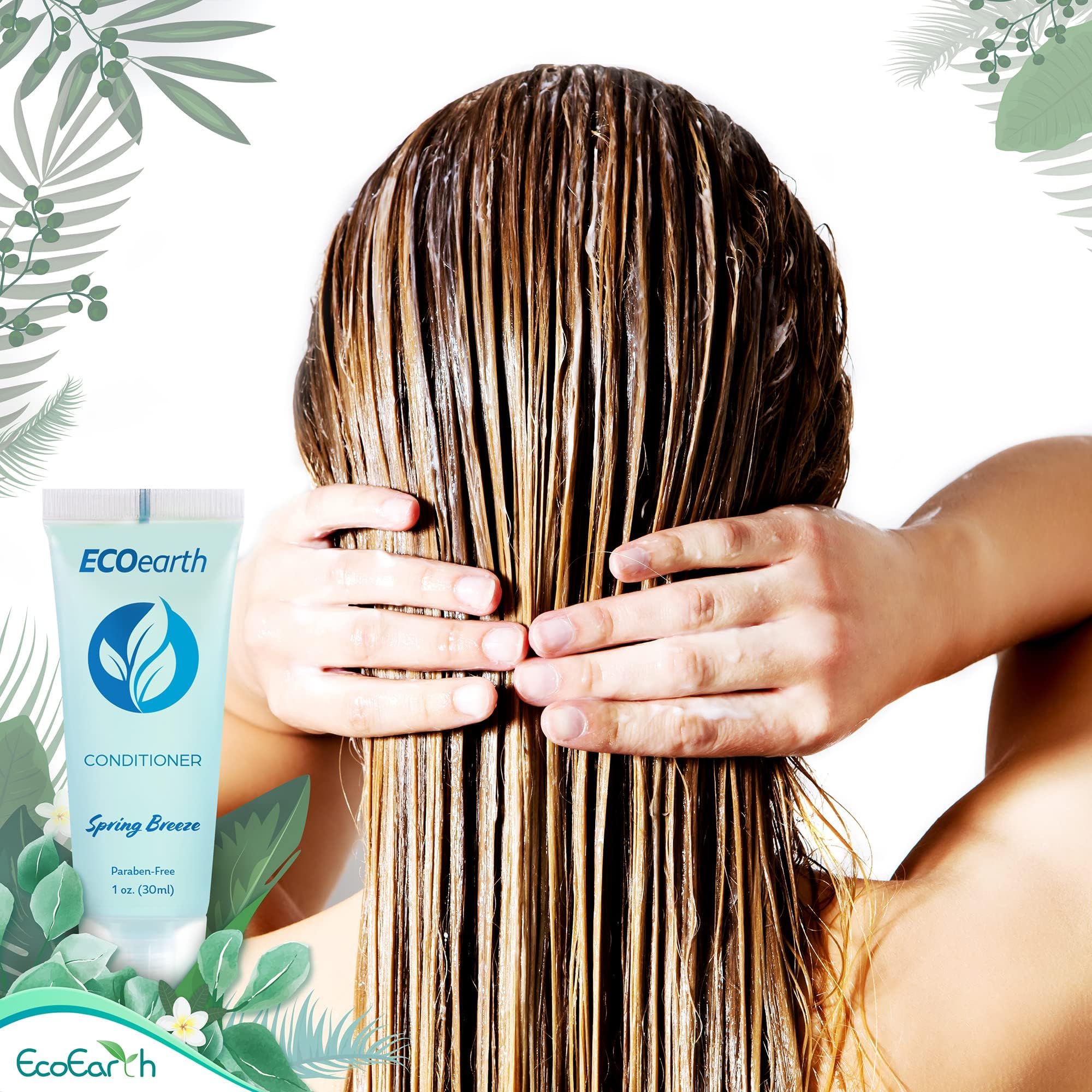EcoEarth Spring Breeze scent bottles — spa-like aroma for guest rooms.