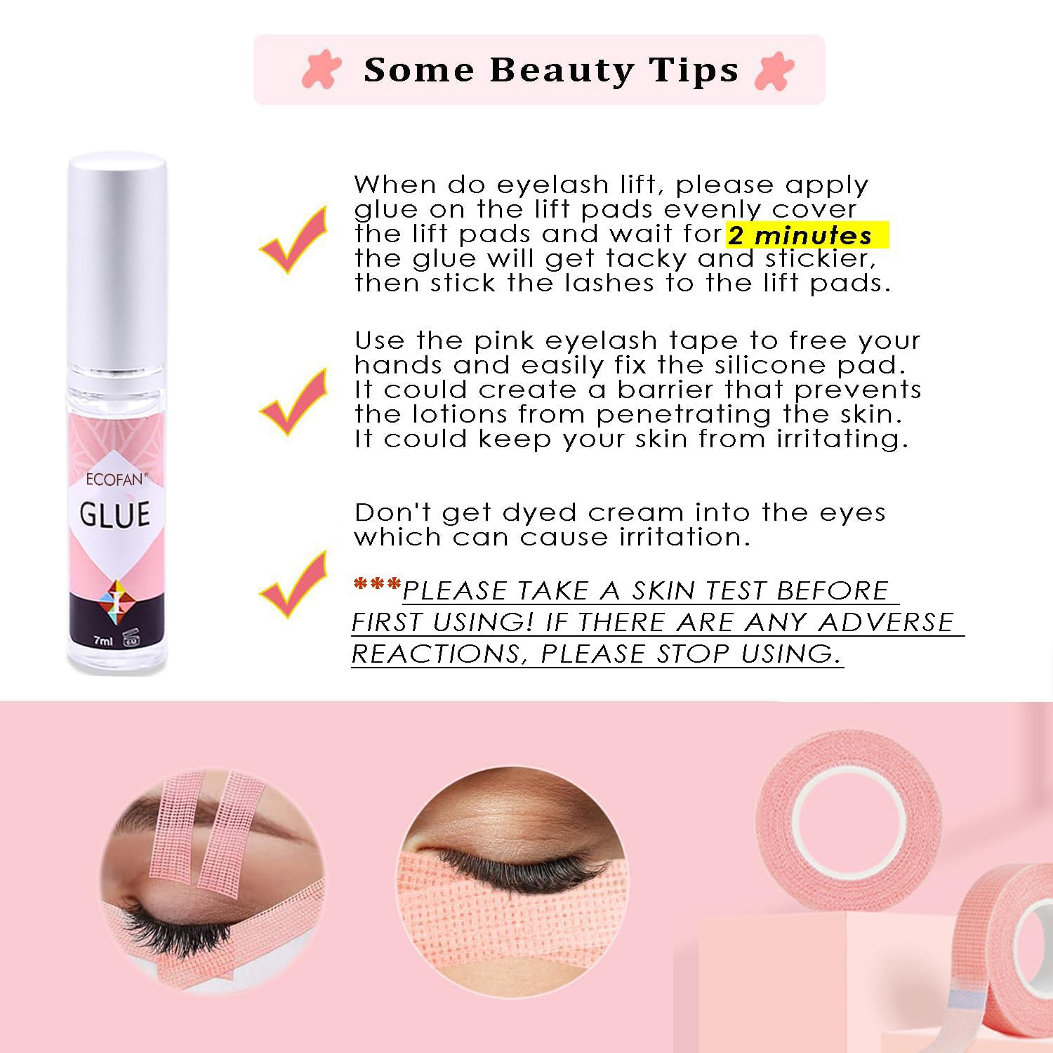 ECOFAN Lash Lift Black Kit compact-storage demonstrates long-lasting kit readiness.