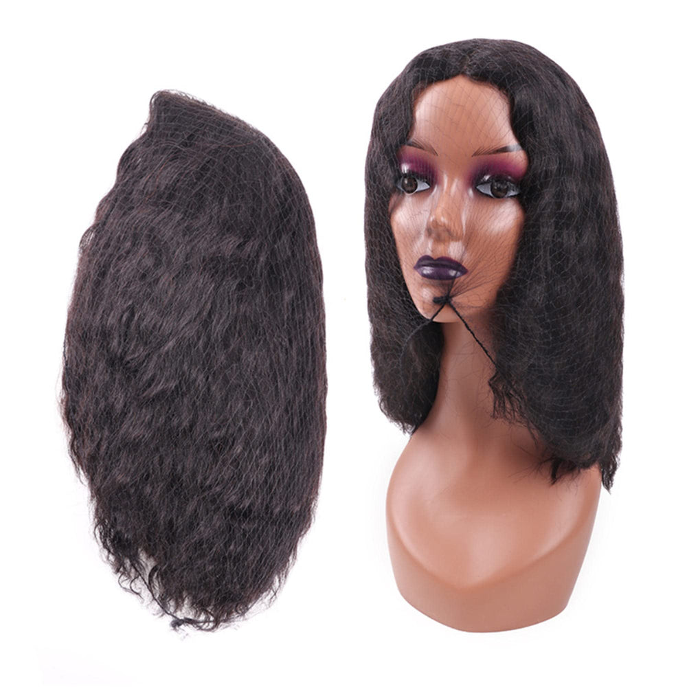 Ecojunmi invisible hair net 40inch black drape keeps hair tidy during routines.