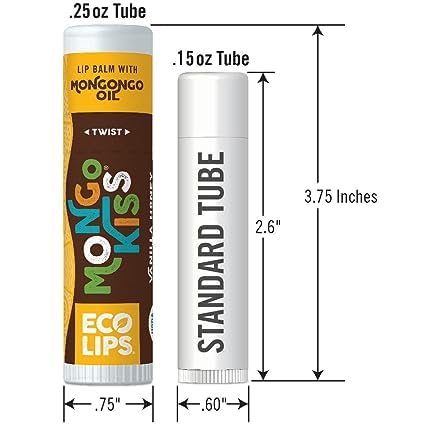 Eco Lips cruelty-free badge on pack signals ethical sourcing.