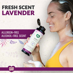 ecoLove dry hair image shows repairing texture and softer, healthier feel.