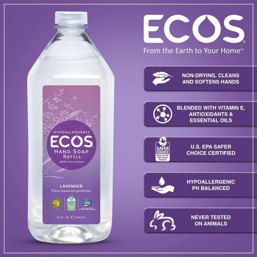 ECOS hand soap refill with Vitamin E and essential oils