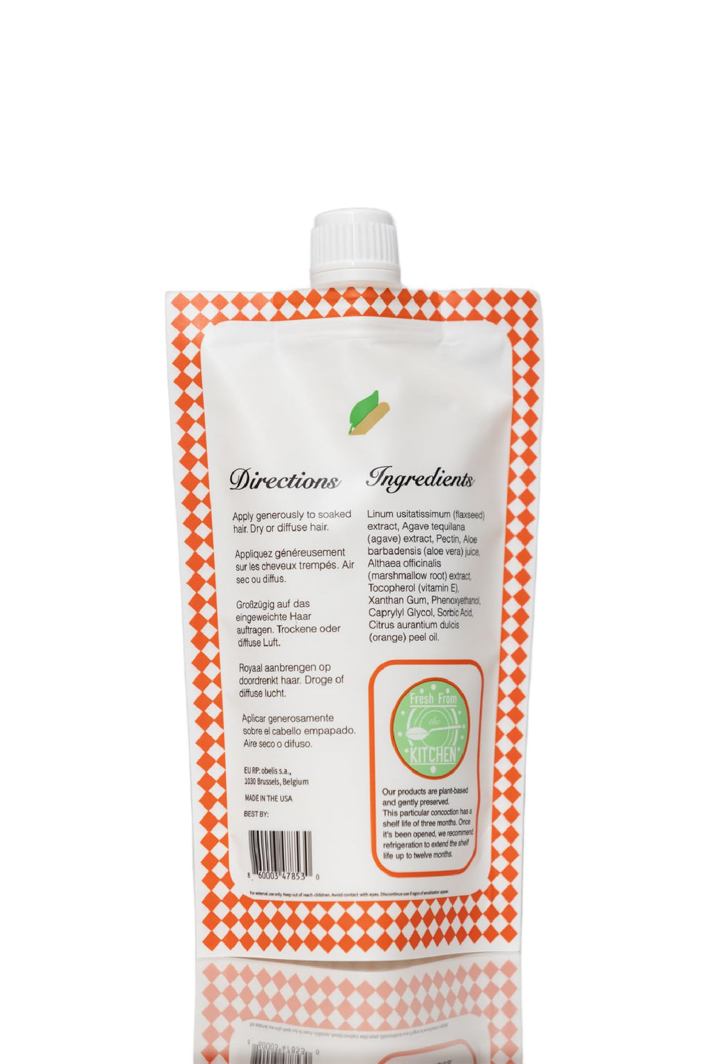 Ecoslay Orange Marmalade flaxseed extract benefits for frizz control.
