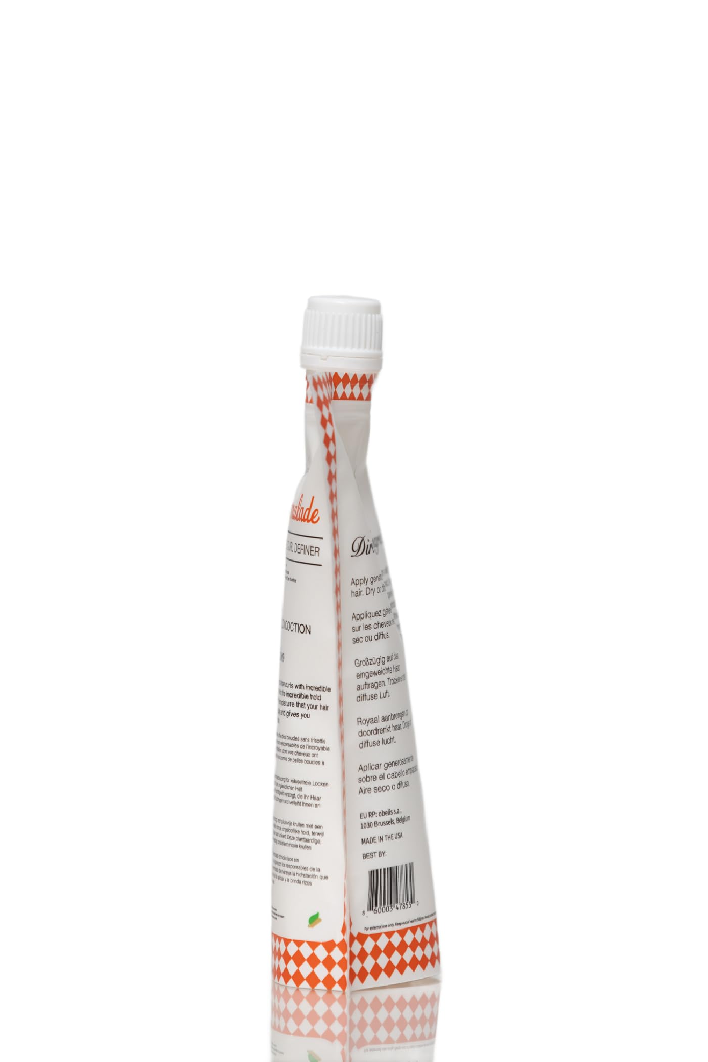 Ecoslay Orange Marmalade orange oil aroma enhances styling.
