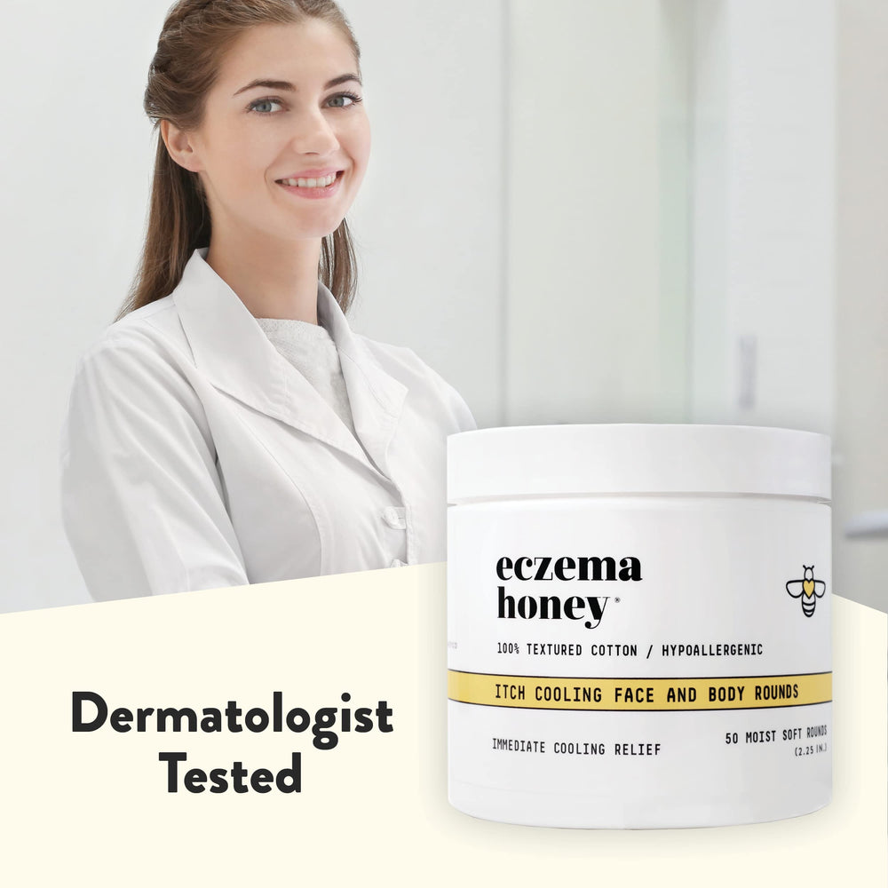 Discos Eczema Honey certificado libre de crueldad.