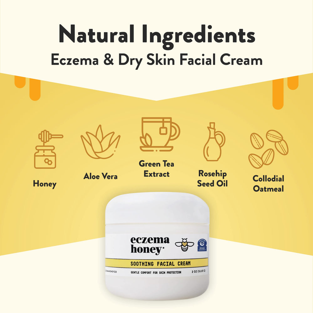 ECZEMA HONEY cream closeup texture highlighting light, non-greasy hydration