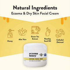 ECZEMA HONEY cream closeup texture highlighting light, non-greasy hydration