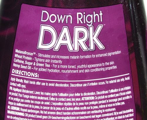 ED HARDY Down Right Dark packaging close-up shows premium design for travel use.