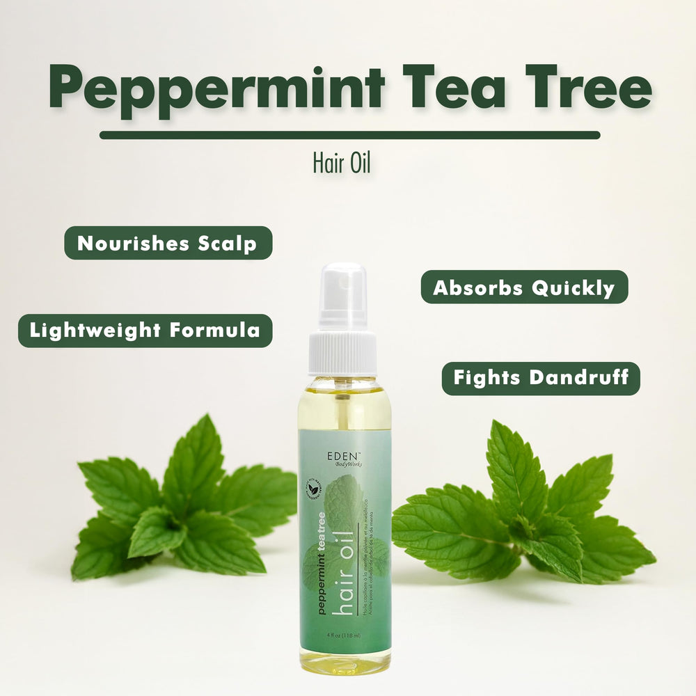 EDEN BodyWorks Peppermint Tea Tree Oil drops with cooling scalp tingle