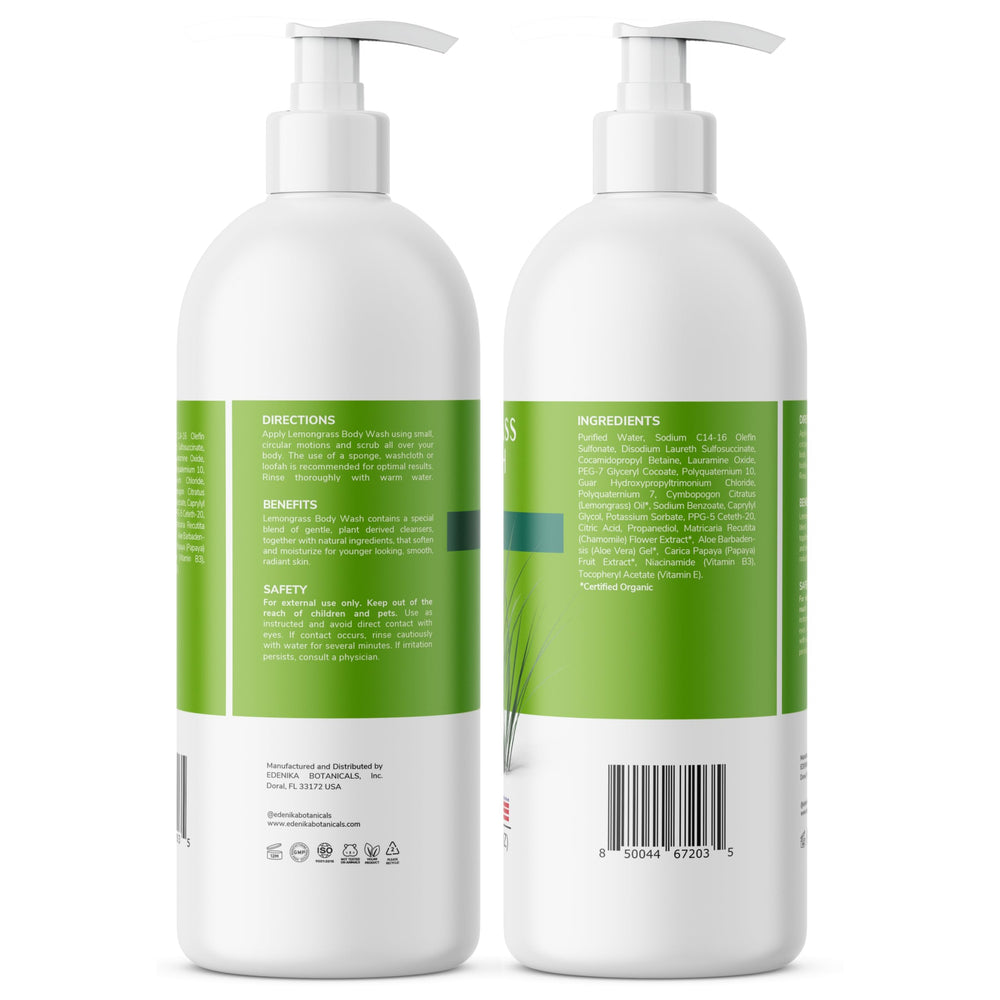 EDENIKA BOTANICALS eco-packaging and USA-made production support sustainable skincare.