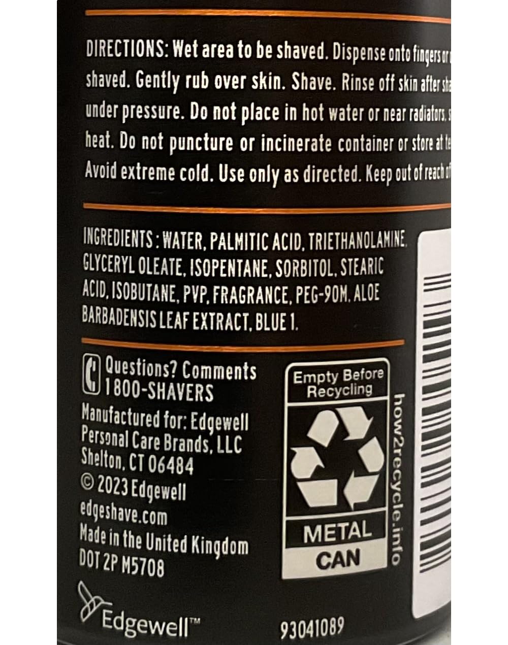 Edge Shave Gel pack-of-5 packaging emphasizes value and convenience