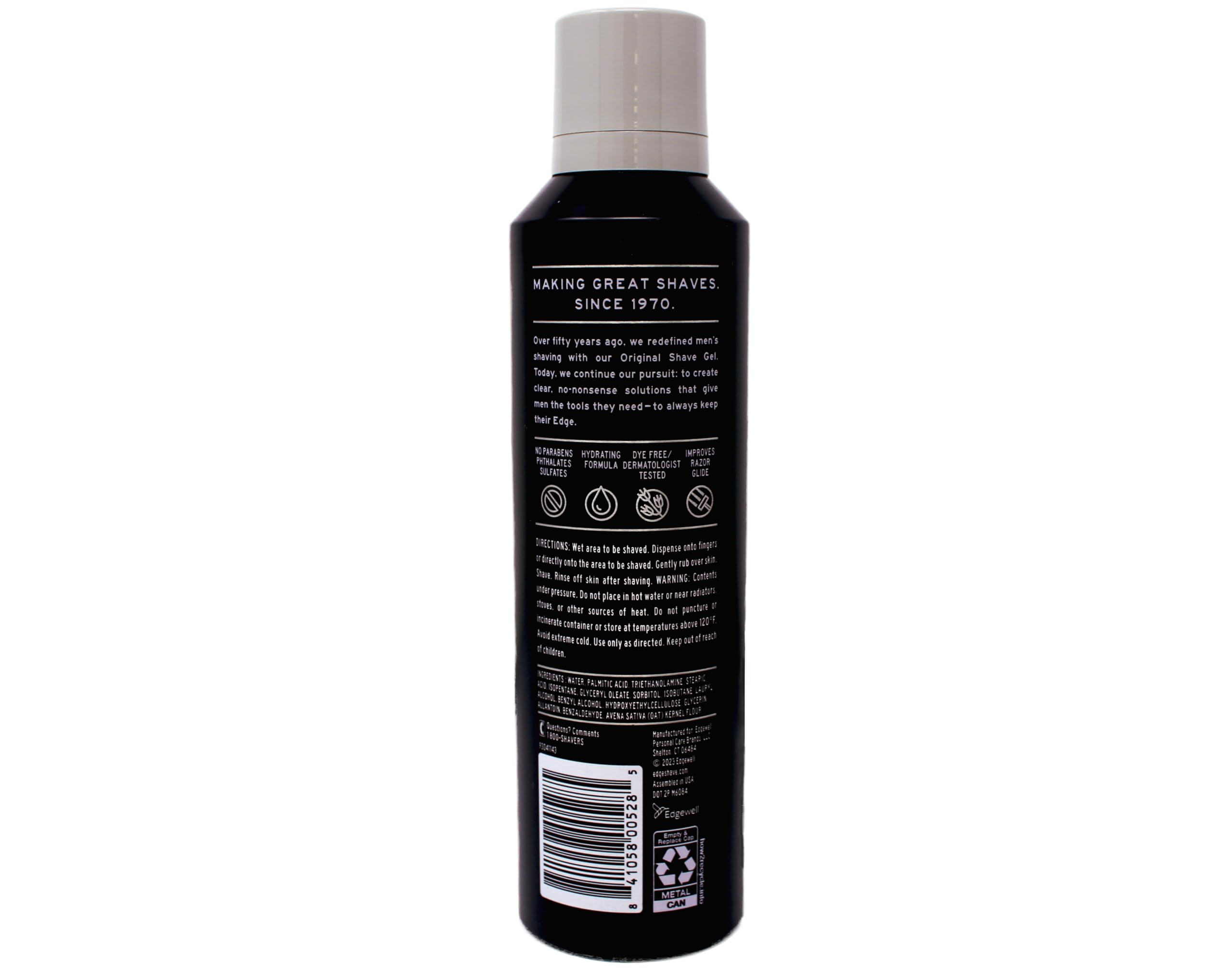 Edge Shave Gel Ultra Sensitive gel texture ready to lather improves razor glide
