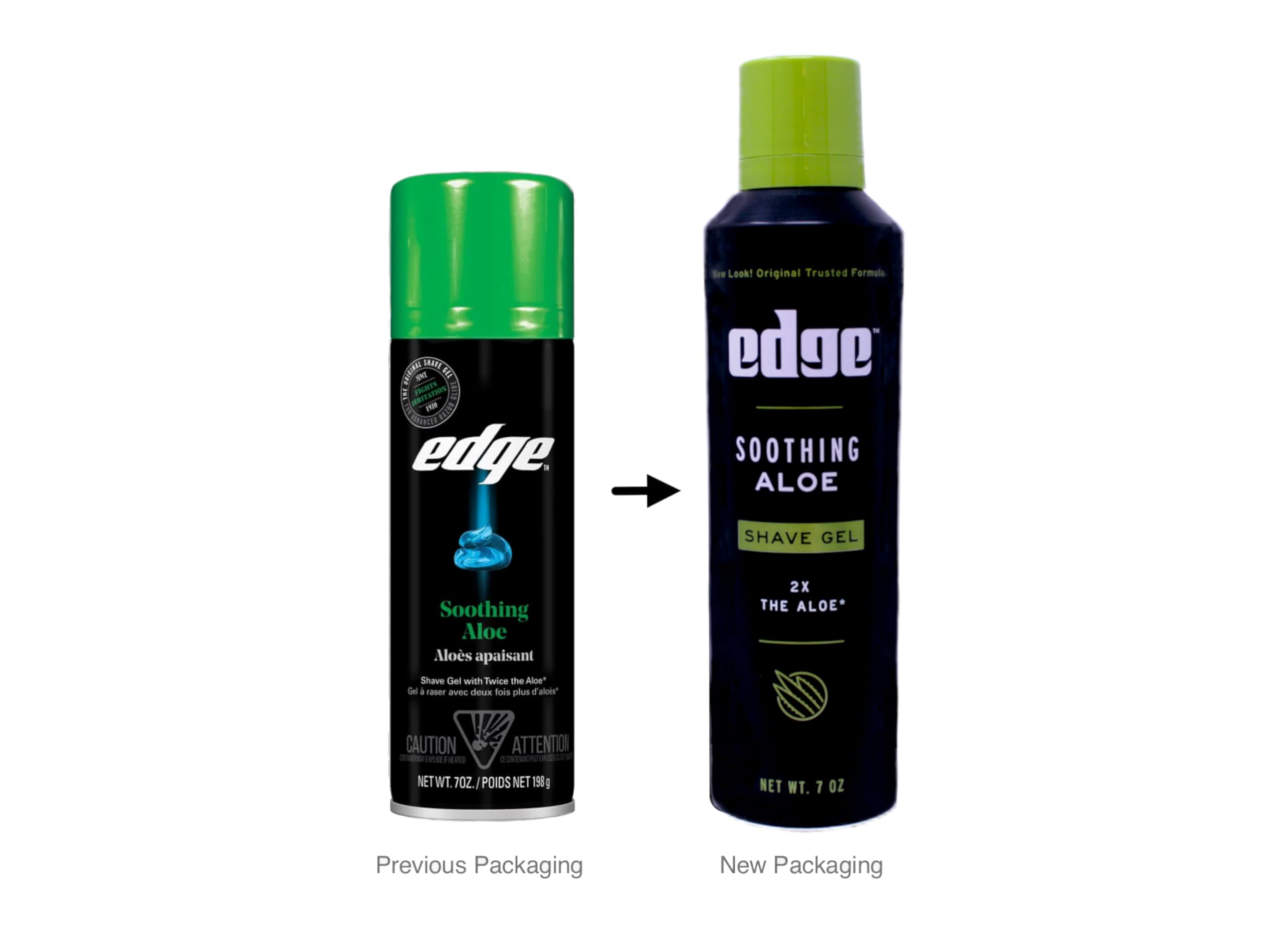 Edge Soothing Aloe Shave Gel provides skin hydration during shaving