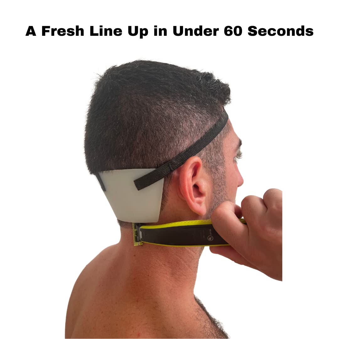 EdgUp hands-free DIY use enables easy neckline cleanup without extra hands