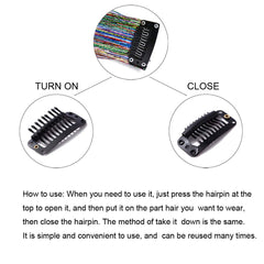 Edoneery 19.7-inch clip-in tinsel offers easy length adjustment