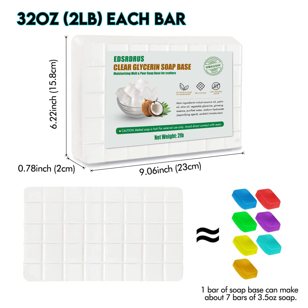 EDSRDRUS 2lb block packaging communicates value and easy storage