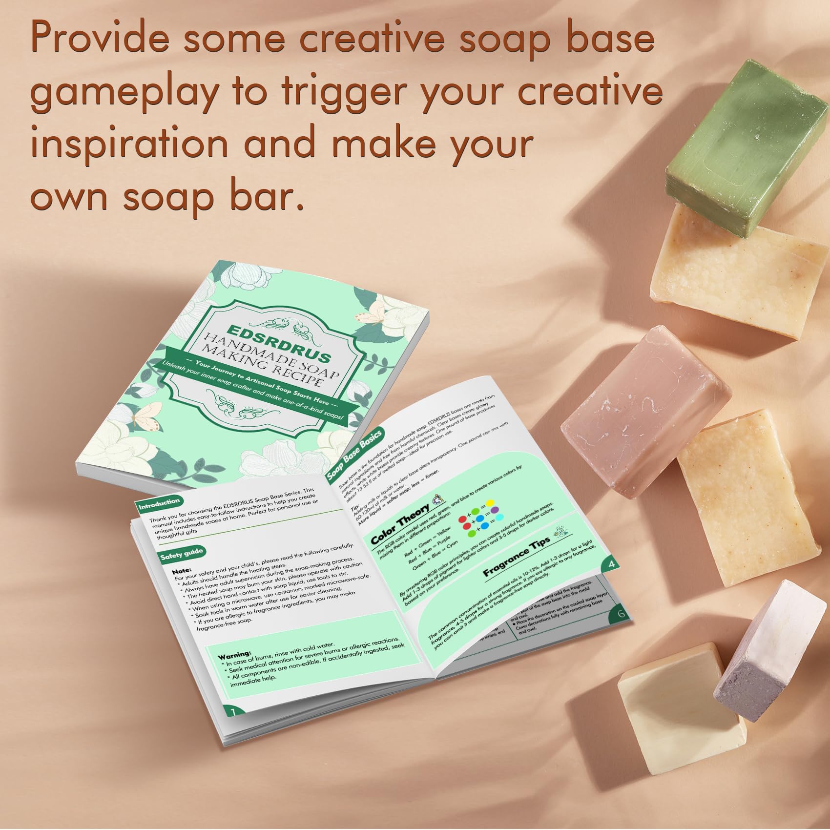 EDSRDRUS glycerin base melting process shown for smooth, easy soap pours