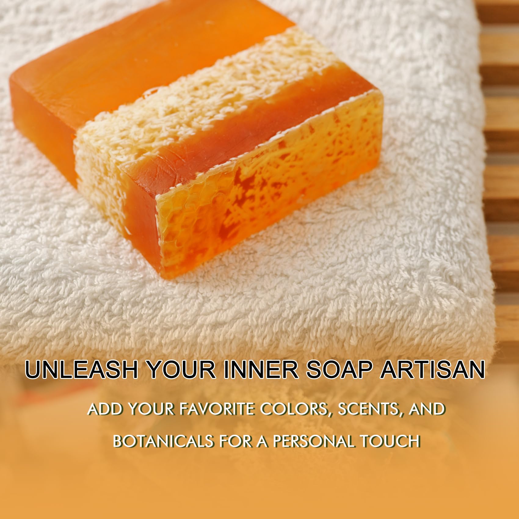 EDSRDRUS soap base ready in molds with easy pour for beginners