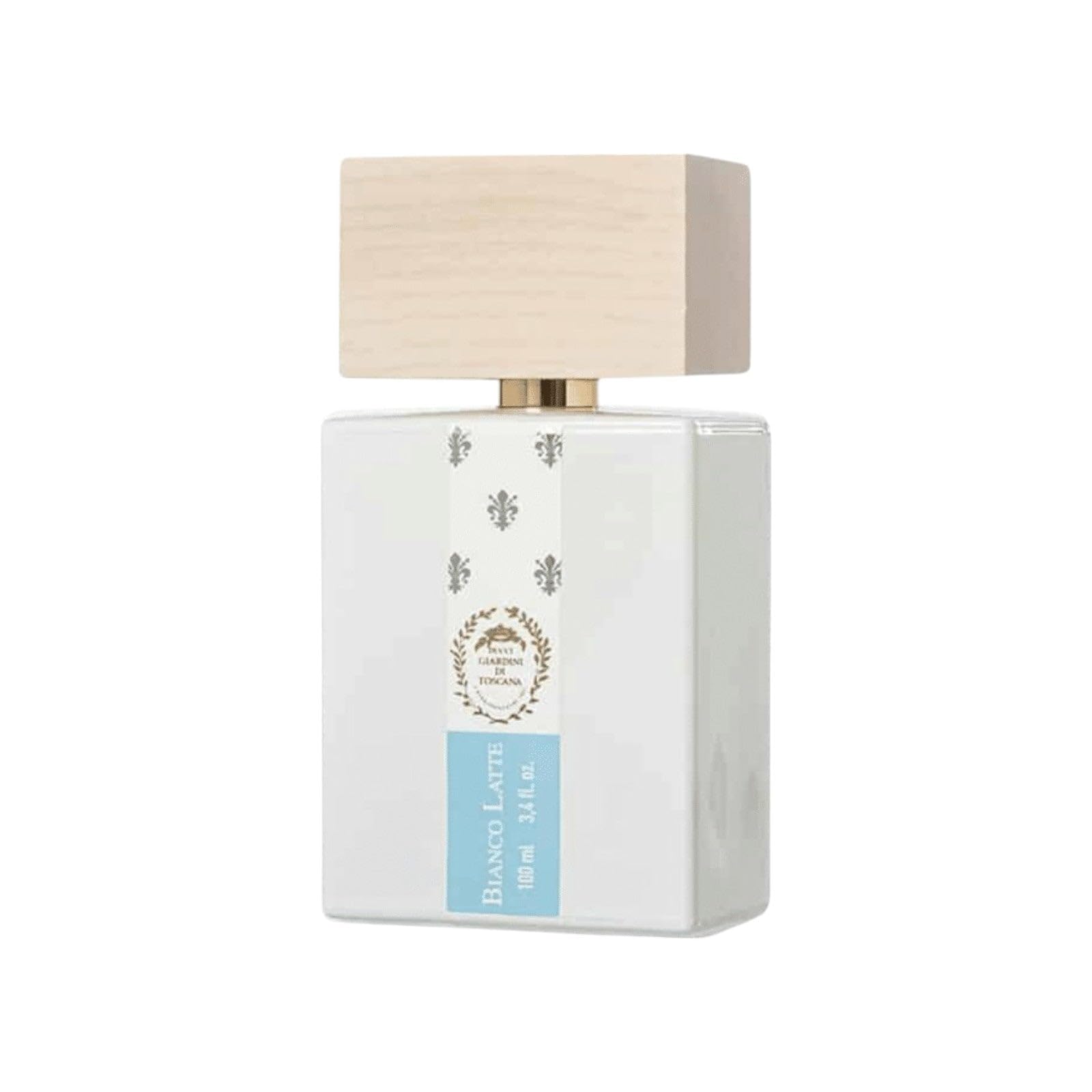 Edulge Bianco Latte bottle front—unisex fragrance ideal for everyday wear.