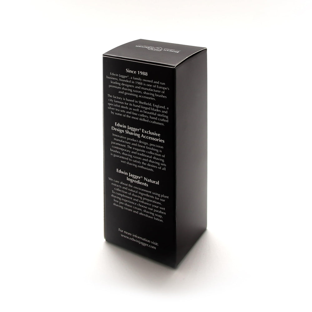 Edwin Jagger DE89LBLAMZ recyclable packaging highlighting eco-friendly choice.