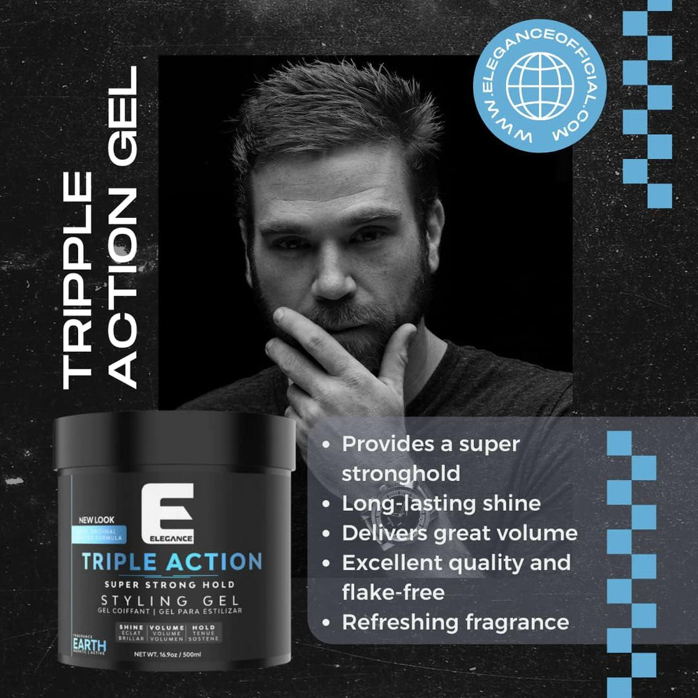 E Elegance Earth Fragrance gloss-detail image emphasizes rich shine and healthy-looking finish.