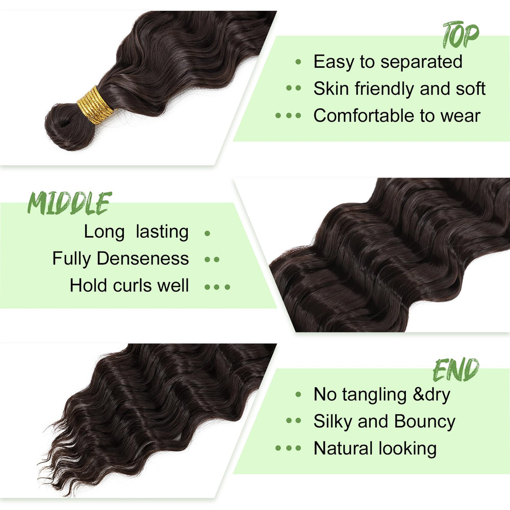 EERYA boho box braids style idea showing easy crochet installation.