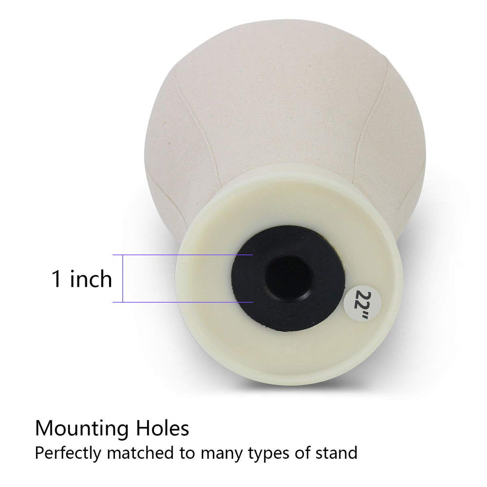 EERYA canvas block head material close-up shows durable polyurethane core for longevity.