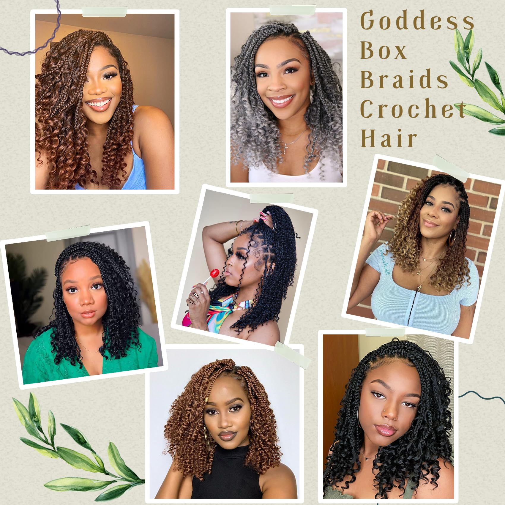 EERYA Goddess Box Braids color options 1B, 27, 30 for versatile looks.
